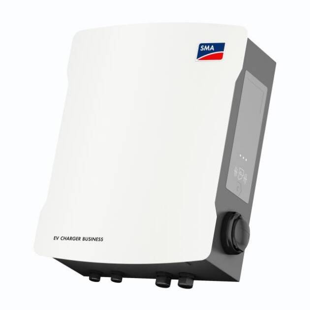 SMA EV-lader Business met stekker