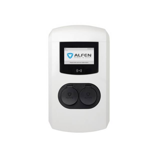 Alfen Eve Double Plus, 3-fase, 2x Type 2 contactdoos, twee voedende kabel, ISO 15118 voorbereid